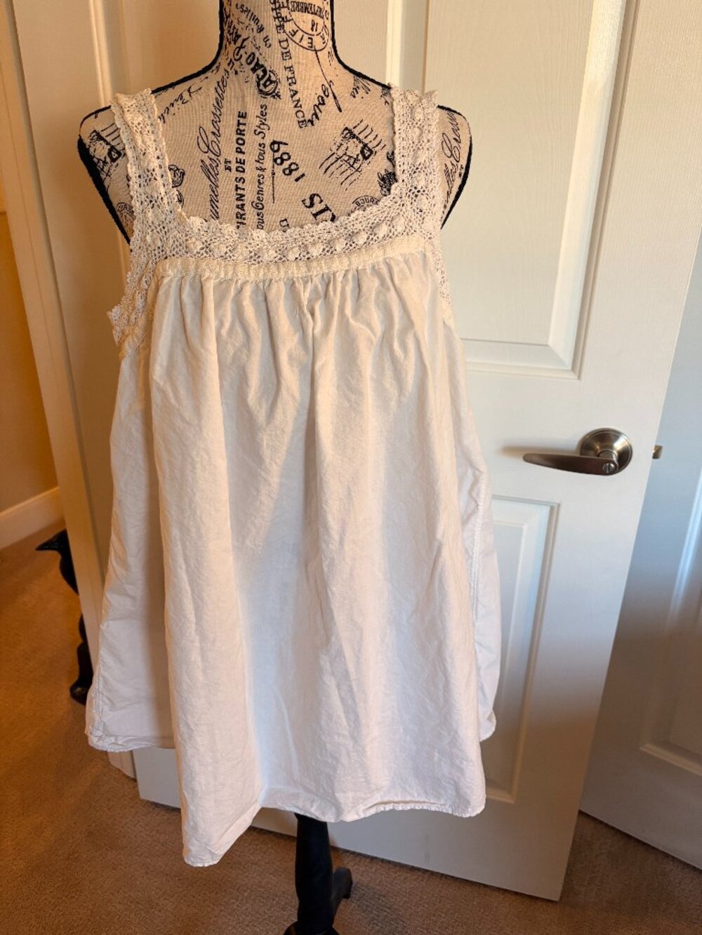 Magnolia Pearl Cotton Crochet Tank - EC